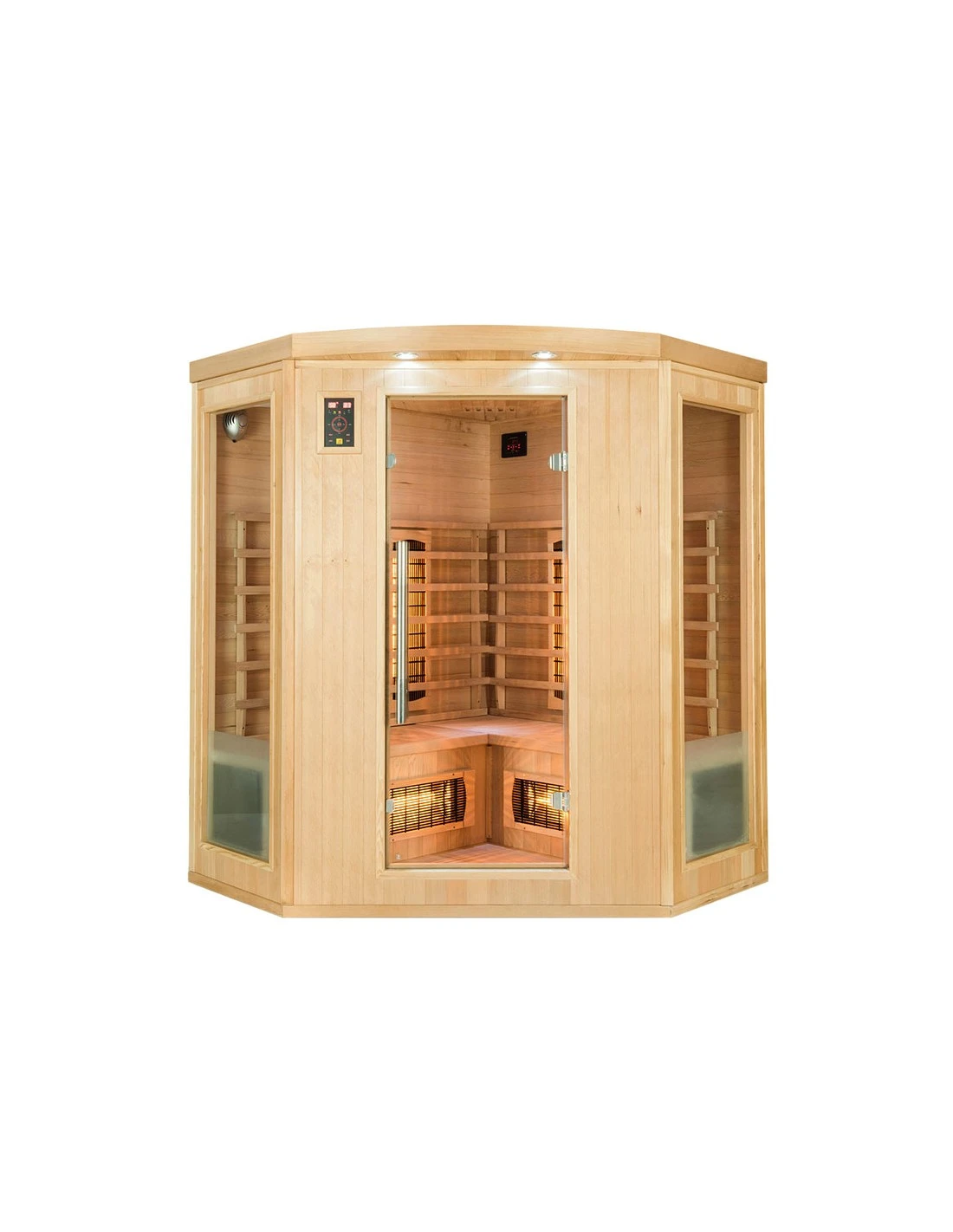 Sauna Infrarouge Apollon Quartz 3 à 4 Places 4 Sauna Infrarouge Apollon Quartz 3 à 4 Places – Image 2