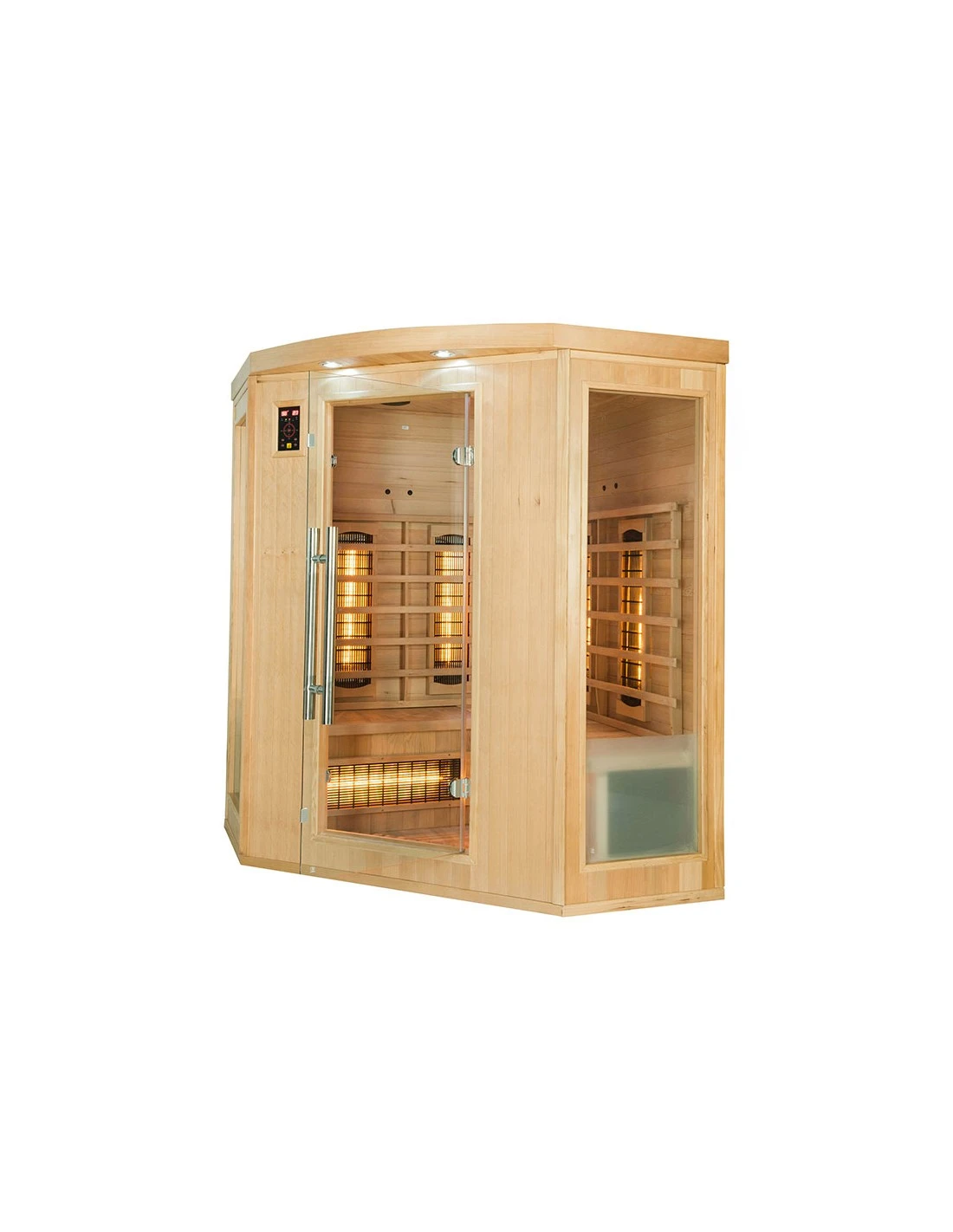 Sauna Infrarouge Apollon Quartz 3 à 4 Places 5 Sauna Infrarouge Apollon Quartz 3 à 4 Places – Image 3