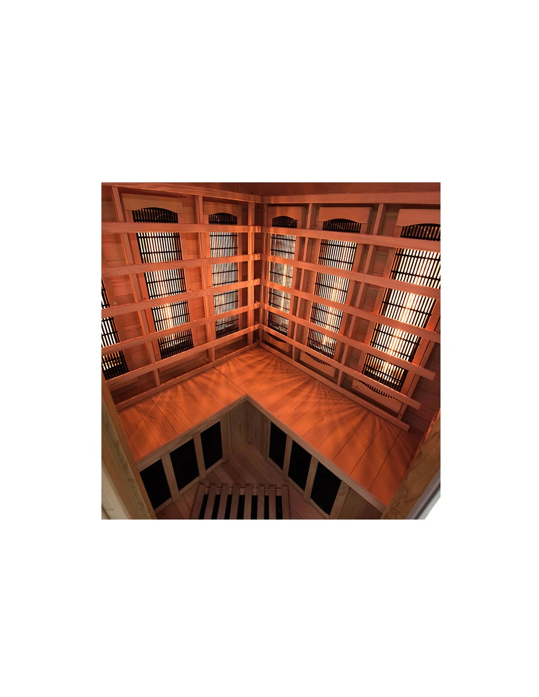 Sauna Infrarouge Apollon Quartz 3 à 4 Places 6 Sauna Infrarouge Apollon Quartz 3 à 4 Places – Image 4