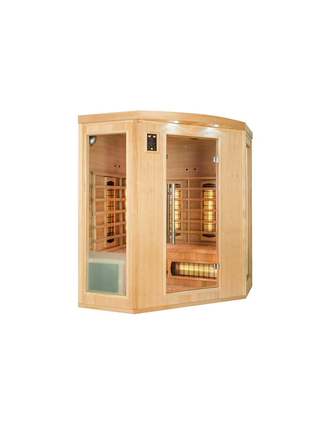 Sauna Infrarouge Apollon Quartz 3 à 4 Places 3 Sauna Infrarouge Apollon Quartz 3 à 4 Places