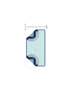 Bâche à Bulles Quatro Bleue