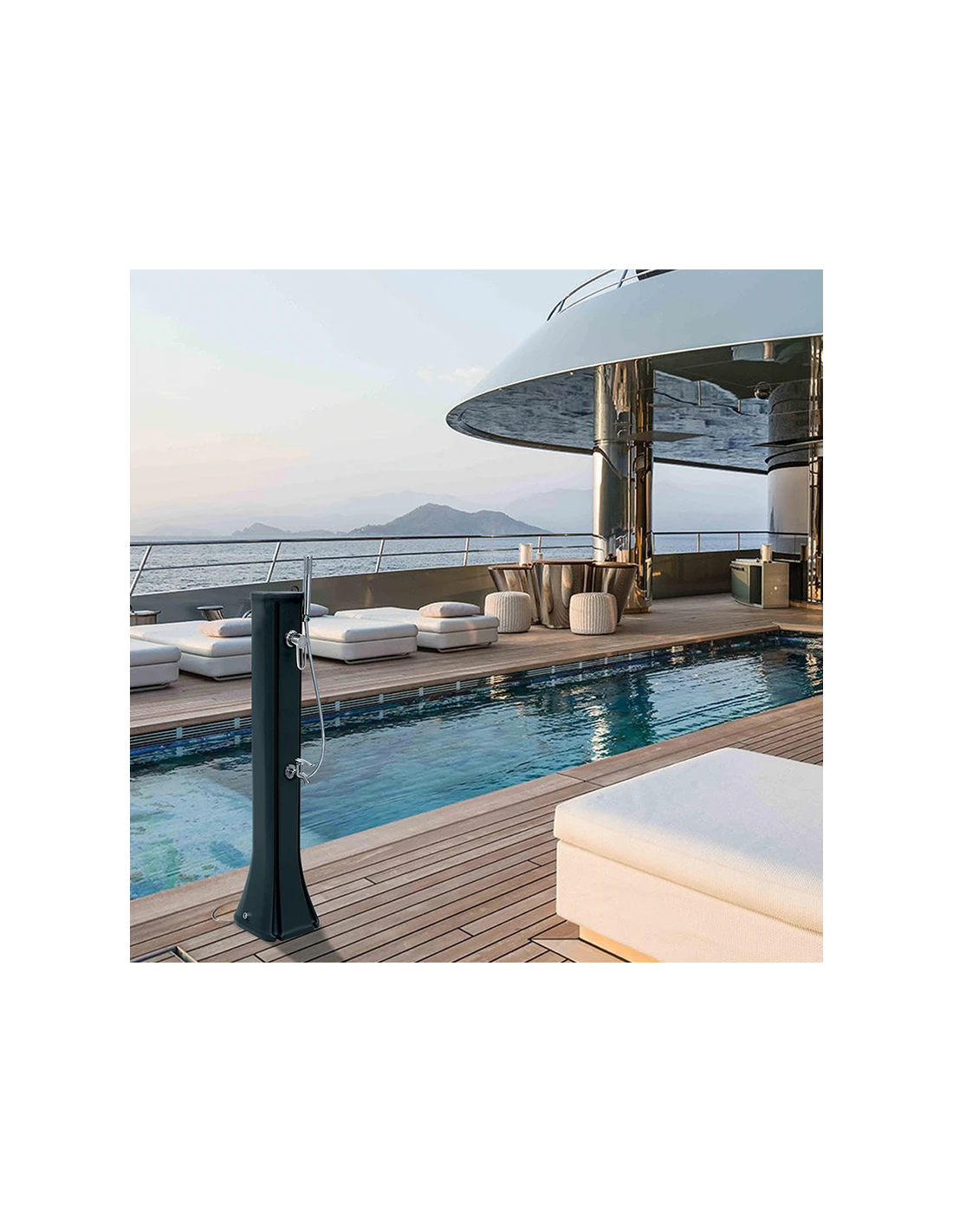 Douche Solaire HAPPY GO Bleue Formidra 4 Douche Solaire HAPPY GO Bleue Formidra – Image 2