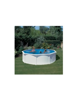 Piscine Hors-sol Fidji - Ronde En Acier Blanc (3x1,20 M)