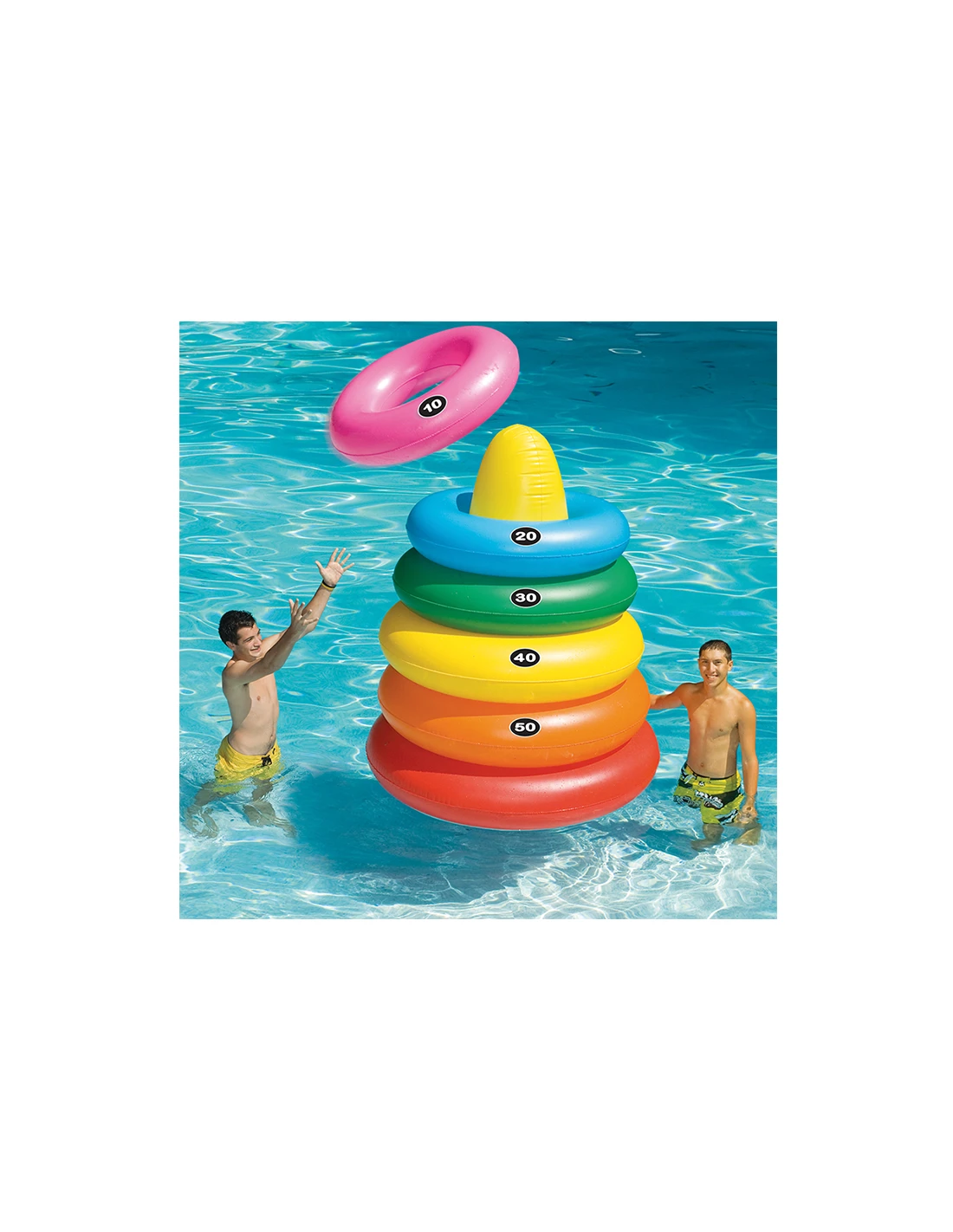 Jeu Gonflable Pyramide D'anneaux Funshine 3 Jeu Gonflable Pyramide D'anneaux Funshine