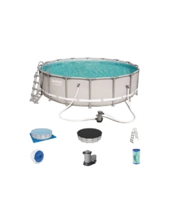 Piscine Hors-sol Power Steel Ronde Bestway -Boutique De Piscines hors sol ronde powersteel 2