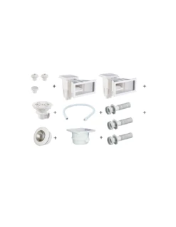 Kit Pièces à Sceller Pour Piscines 8x4 M