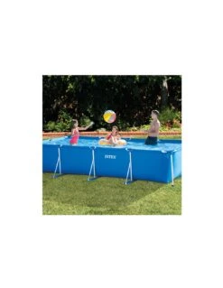 Piscine Metal Frame Junior Rectangulaire Intex -Boutique De Piscines metal frame 1