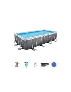 Piscine Hors-sol Power Steel Rotin Bestway -Boutique De Piscines power steel rotin 9