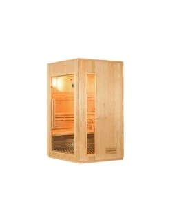 Sauna Traditionnel Vapeur Zen D'angle 3 à 4 Places -Boutique De Piscines sauna zen 3Cplaces 2