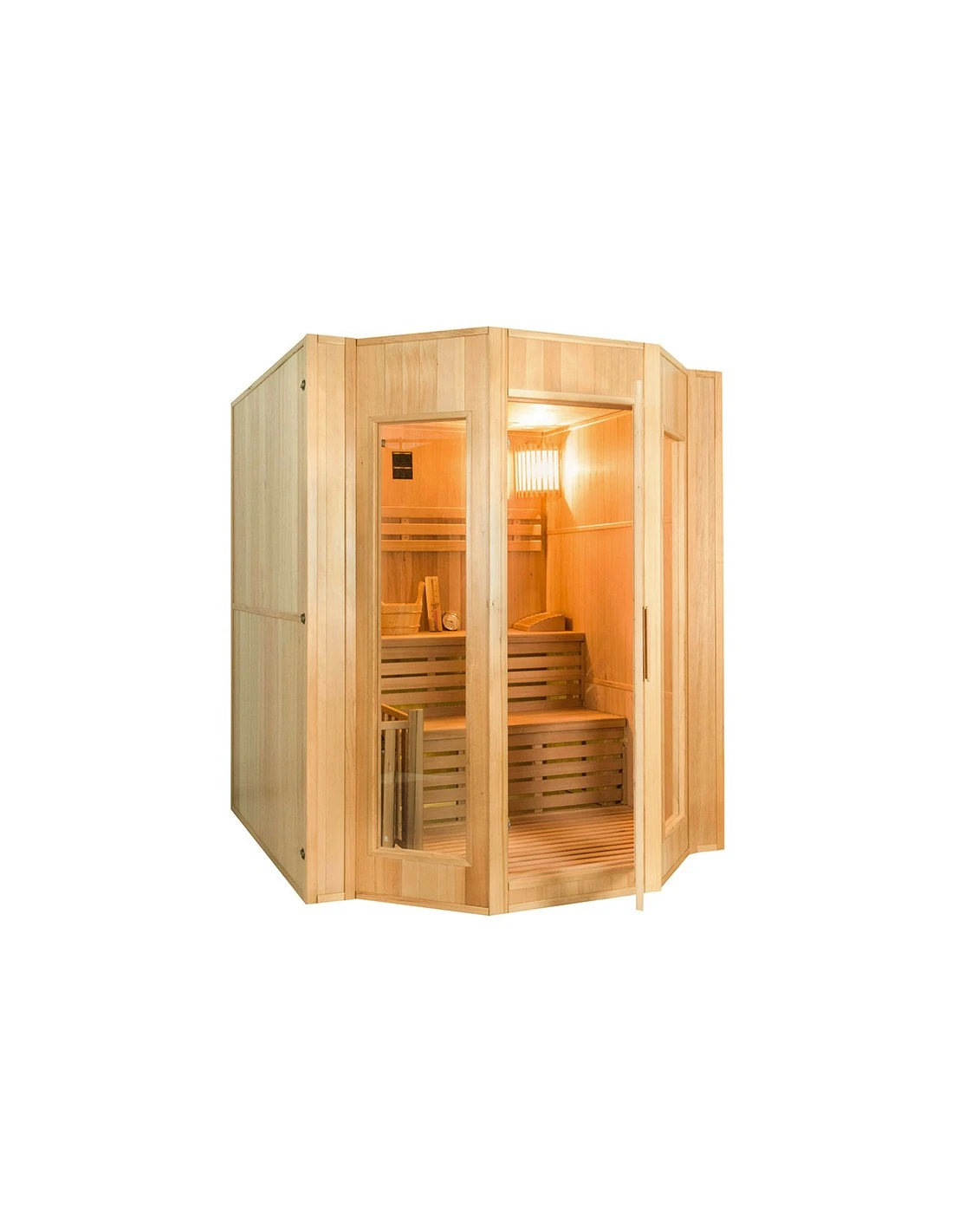 Sauna Traditionnel Vapeur Zen 4 Places 4 Sauna Traditionnel Vapeur Zen 4 Places – Image 2