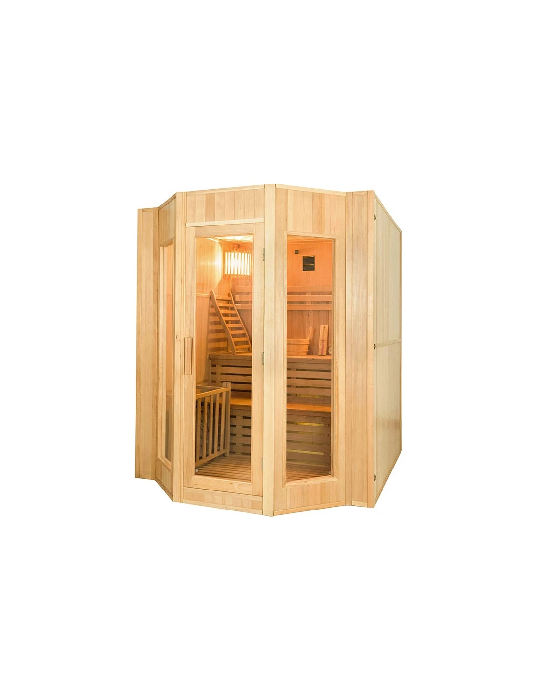 Sauna Traditionnel Vapeur Zen 4 Places 6 Sauna Traditionnel Vapeur Zen 4 Places – Image 4
